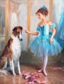 Ballet Girl and Dog KR 007 pet kids